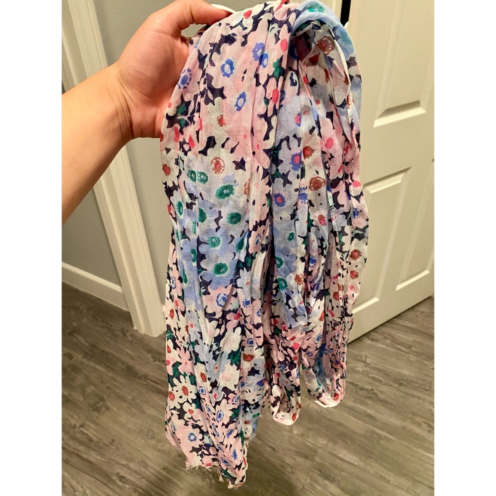 Kate Spade floral scarf